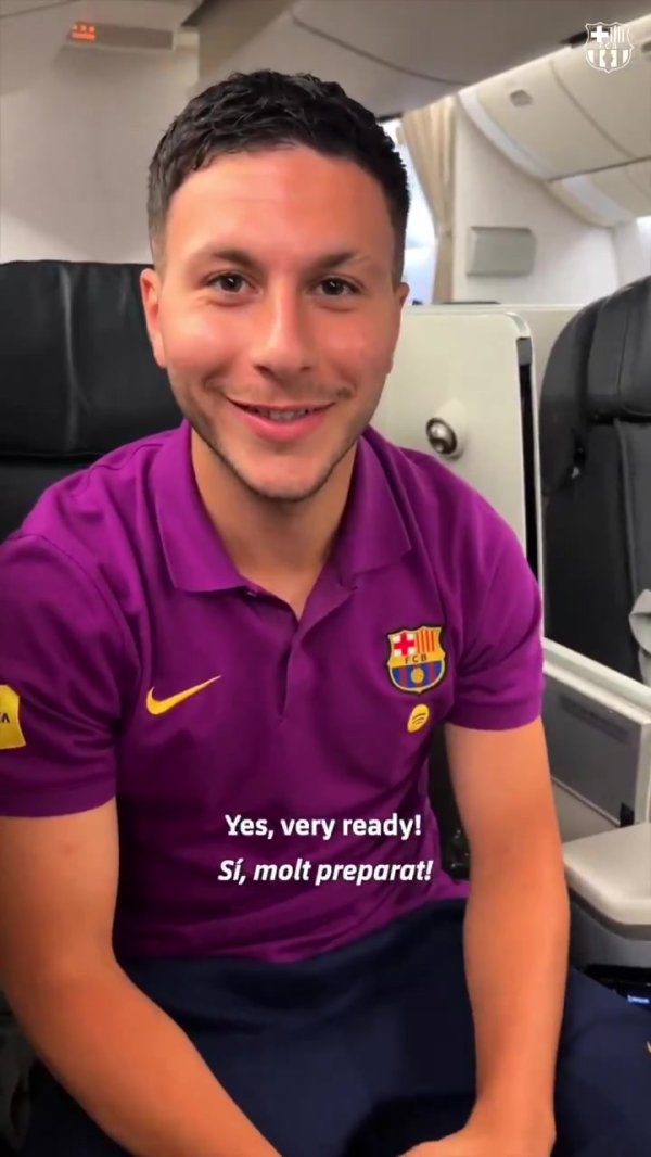 巴萨收尾亚洲行日本站季前赛，球员登机动身下一站韩国首尔✈️