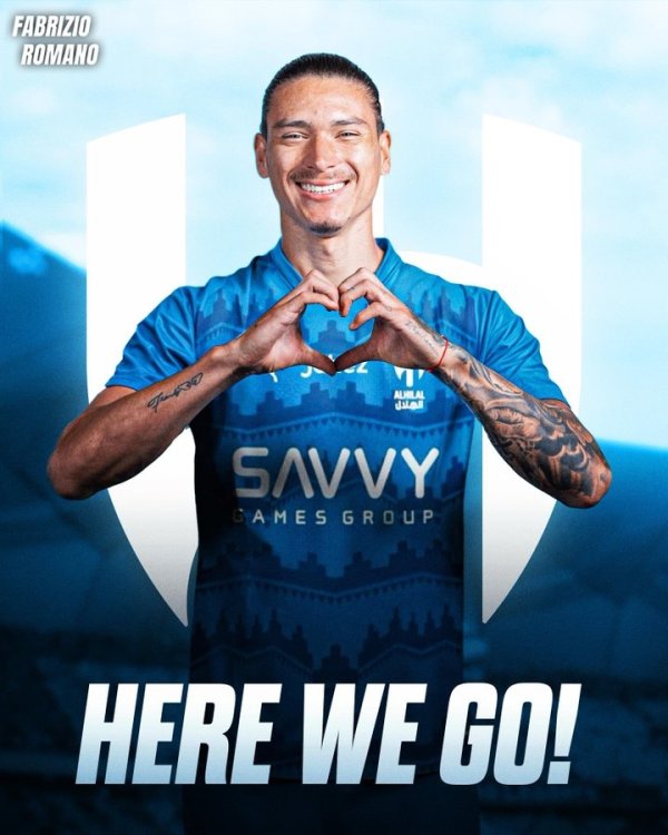 here we go！罗马诺：努涅斯加盟利雅得月牙 转会费5300万欧+浮动