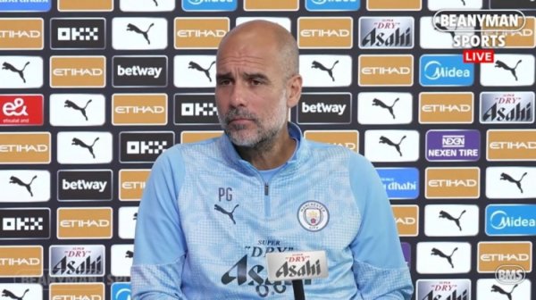 瓜帅：肯定会踢出个出色的赛季 很餍足丁丁&萨内将回曼城主场