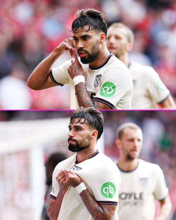 回复转会据说？帕奎塔进球后，亲吻了西汉姆联的队徽