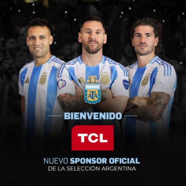 官方：TCL成为阿根廷国度足球队新官方援手商