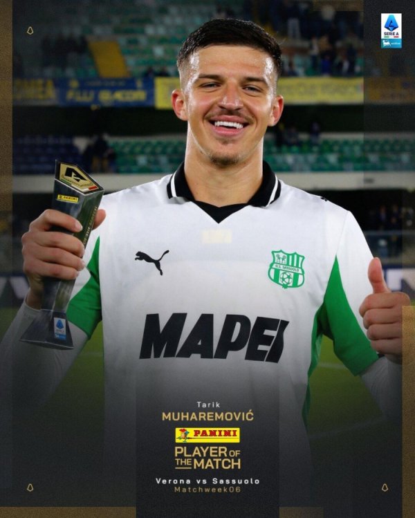 斯基拉：国米关怀萨索洛中卫穆哈雷莫维奇，尤文有其50%转会分红