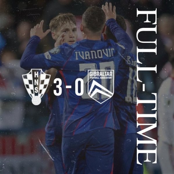 世初赛克罗地亚主场3-0完胜直布罗陀，5胜1平排行小组第一