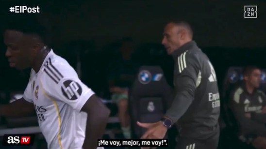 六台：阿隆索让东说念主请问维尼修斯，若不从更衣室归来以后将更少上场