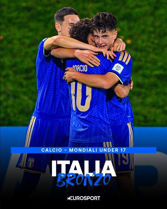 U17全国杯：意大利点球大战4-2十东说念主巴西，取得季军